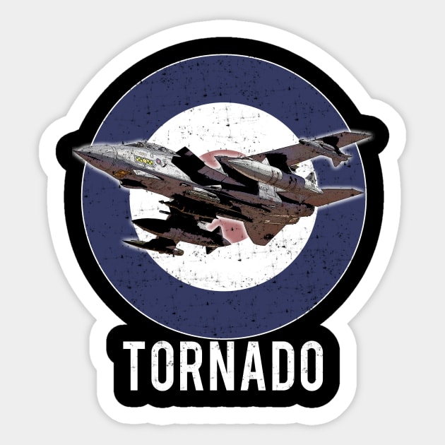 Panavia Tornado Jet Fighter Aircraft RAF Airplane Plane UK Sticker by BeesTeez